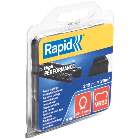 RAPID 215 agrafes VR22 noires (1/4)