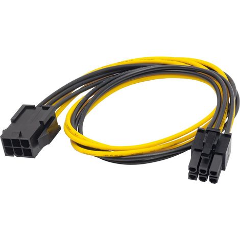 Akyga AK-CA-46 PCI Express 6-Pin-Stromkabel 0,4 m (1/2)