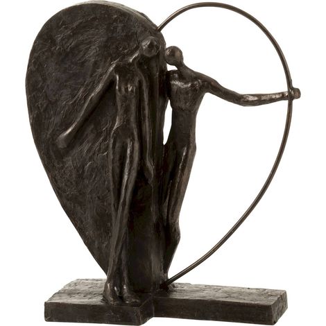 Sculpture personnages Waldogex en Pierre - Brun bronze