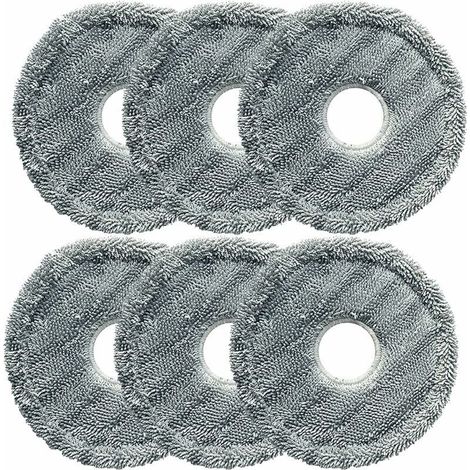 Electric mop for Dyson V7 V8 V10 V11 vacuum cleaners - Microfiber cleaning cloths with 6 cleaning pads (1/4)