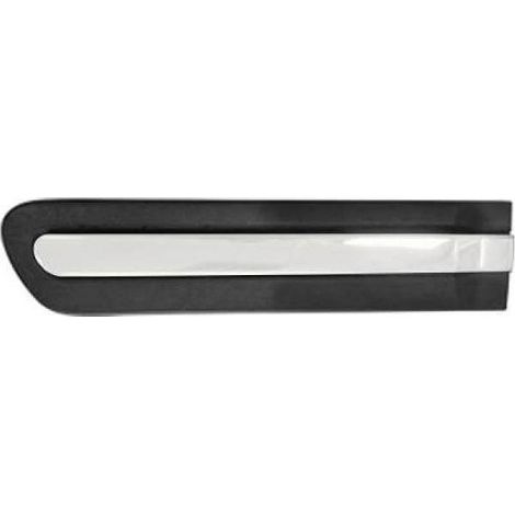 Moulure de porte arrière droite noire et chromée Fiat 500L phase 1 2012-2017