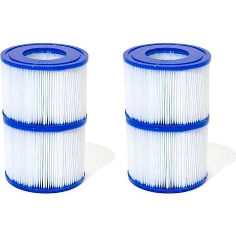 Pour filtres BESTWAY Type 6 - Pour spas - 60311, bleu, BESTWAY Type VI, lot de 4 (1/5)