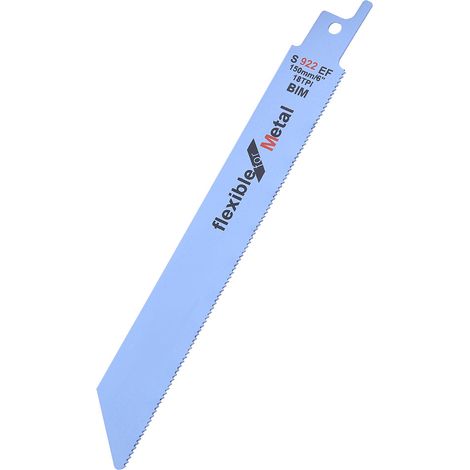 Lot de 5 lames de scie alternative en métal pour le travail du bois, 150 mm / 5,9 pouces, S922EF (1/5)