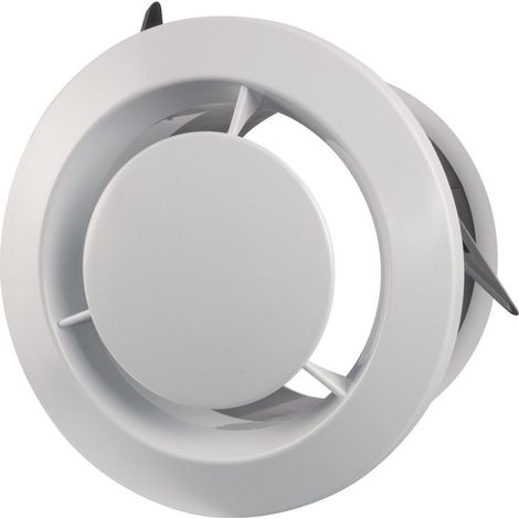 Axelair – Bouche VMC simple flux 125mm – Pour VMC Penta – Ventilation contrôlée – Qualité de l'air optimisée
