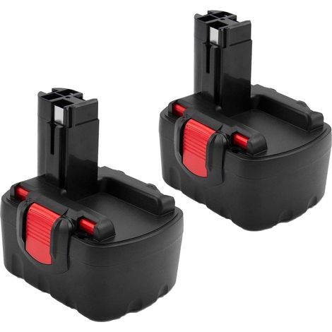 2-Piece Battery Pack, 14.4V, 3600mAh, Ni-MH, For Bosch Tools, Replacement (1/5)