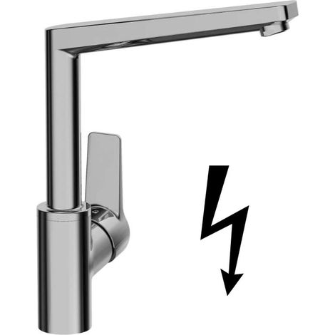 HANSA HANSATWIST robinet de cuisine, commande latérale, basse (1/2)