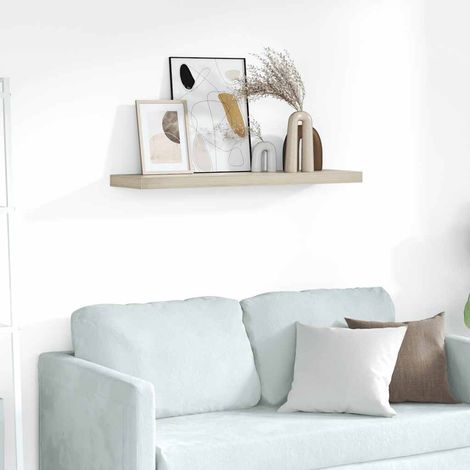 Schweberegal Eichen-Optik 90x23,5x3,8 cm MDF