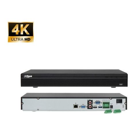 Dahua NVR IP 8 Canali Ultra HD fino a 12MP Serie pro - NVR5208-4KS2 V2(4K)