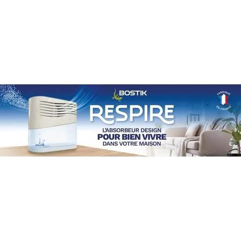 Respire Luftentfeuchter transparent für 25 m²