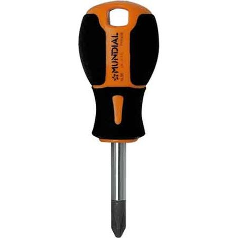 Tournevis de type court pour vis cruciformes 'PHILLIPS' MUNDIAL PH 2