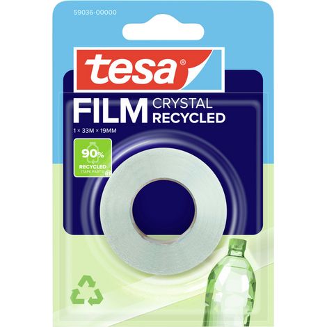 tesa ECO & CRYSTAL 59036-00000-00 tesafilm tesafilm® Eco & Crystal Transparent (L x B) 33 m x 19 mm (1/4)