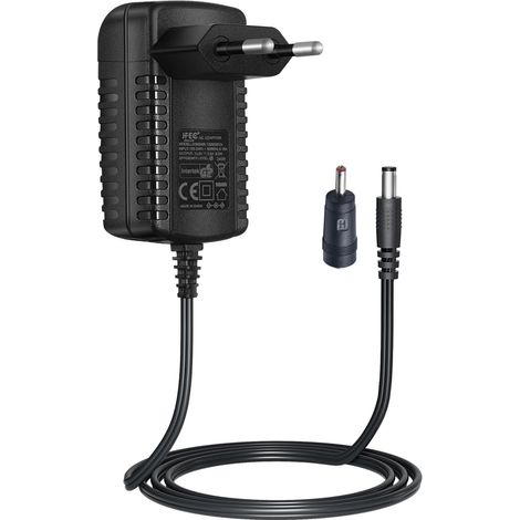 Adaptateur d'alimentation AC vers DC 12V 0,5A, fiche 5,5mm x 2,1mm avec Embout de Connexion 3,5mm x 1,35mm (1/5)