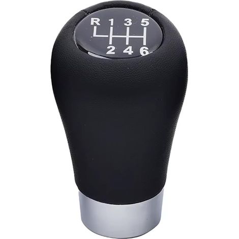 Adatto per serie 1/3/5/6/7 e X1/X3/X5 (E87/E46/E90/E39/E60/E53 e oltre 30 altri modelli di telaio) pomello del cambio corto in pelle con testa a sfera per cambio manuale a 6 marce, pomello del cambio 