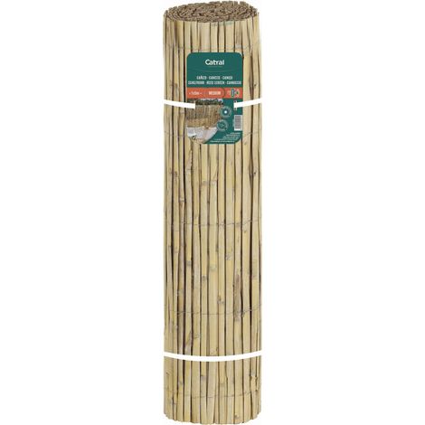 Geteilter Schilfschirm, mittlere Stiele - Natur - 1x5m NORTENE