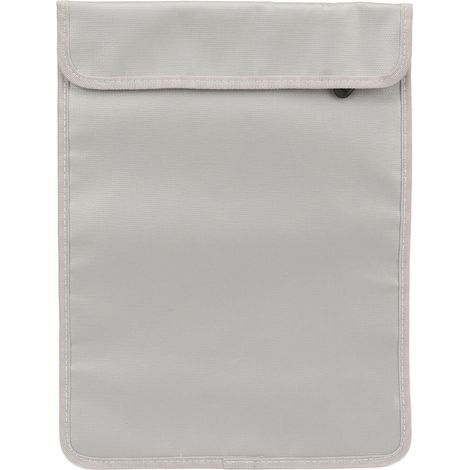 Ortviai Sac de rangement ignifuge 2000°F étanche avec bande réfléchissante et fermeture à glissière – 37,5 x 28,2 cm (1/4)