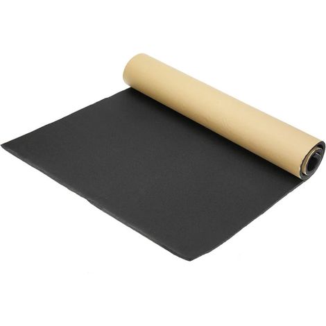 1 rouleau de 100 cm x 50 cm de feuilles de mousse adhésive à cellules fermées de 3 mm d'épaisseur pour l'isolation phonique domestique et automobile, isolation thermique