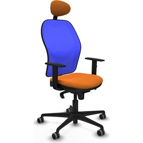 Piqueras y Crespo Silla ergonómica moderna naranja (1/3)