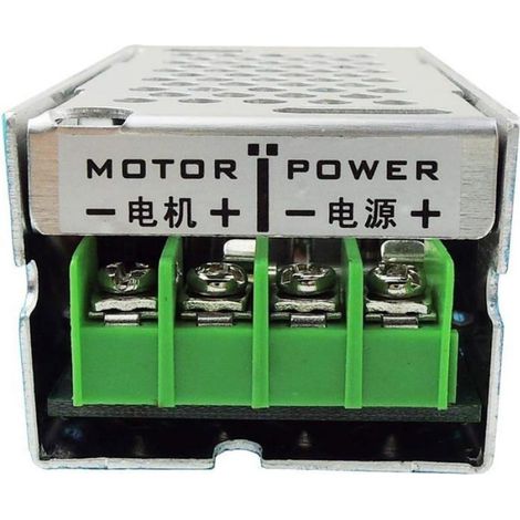 Contrôleur Moteur DC 12-40V Boîtier Aluminium Réversible PWM 120W avec Fusible pour Bricolage Industriel MANCHE PORTE-ELECTRODE (1/4)