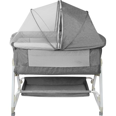 3-in-1-Babybett – Babybett für 0–36 Monate – Grau (1/5)
