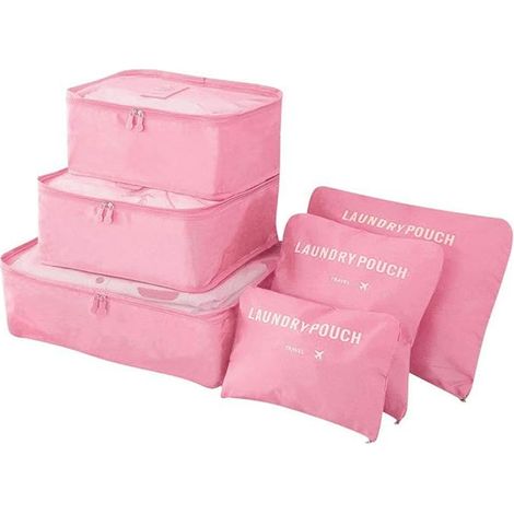 Ensemble de rangement pour valise, 8 ou 6 cubes de rangement, sac de rangement pour valise, accessoires de voyage, organisateur de valise/sacs à chaussures, sacs à vêtements, cubes de rangement, sacs 