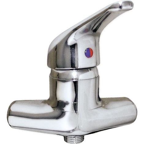 Einhebelmischer für Dusche und Waschbecken AG 1/2' mit einstellbarem Achsabstand von 100 bis 120 mm - PRESTO - 70753 (1/2)