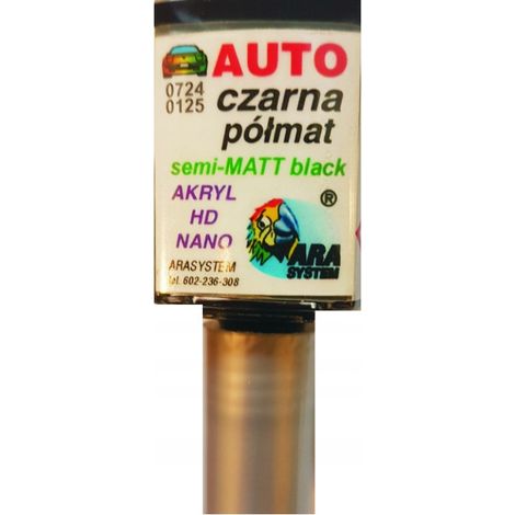 Kit di riparazione graffi per vernice auto, nero semi-opaco Arasystem 10 ml (1/5)