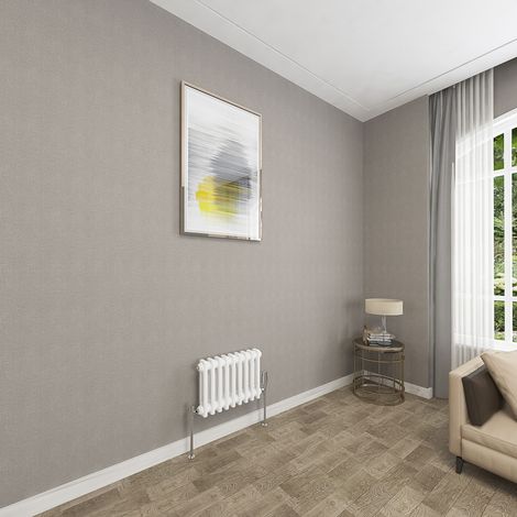 SKY Bathroom 2 Column White 300x425mm Traditional Cast Iron Style Radiator (1/5)