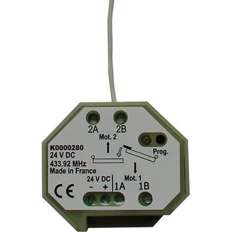 Slid'Up By Mantion – Boîtier de commande radio 433 Mhz – Compatible gond motorisé – Fréquence 433 Mhz – S'intègre dans boîtier Ø 68 mm