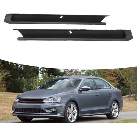 (T06) Paar Zierleisten für die vordere Stoßstange mit Aussparungen für Nebelscheinwerfer 5C6807233A für Volkswagen Jetta 2015-2018 (1/5)