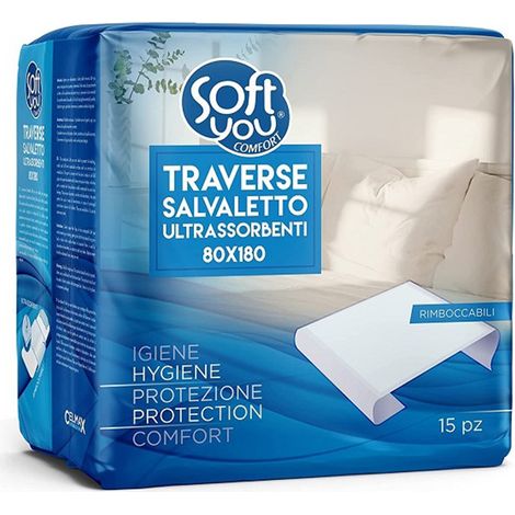 90 Traverse salvaletto monouso da 80x180 cm - Traverse assorbenti per materasso (1/5)