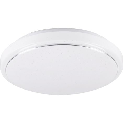 Plafonnier LED 24W 4000K Roma 2600 lm Ø39cm blanc Polux (1/5)