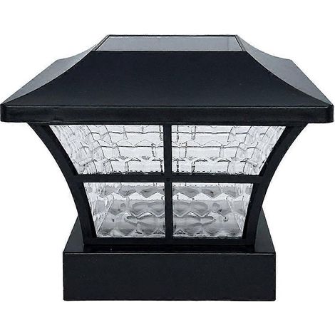 Solar-LED-Leuchten für Terrassen- oder Zaunpfosten, warmes Licht, für 4x4 Holzpfosten, Gartendekoration. (1/5)