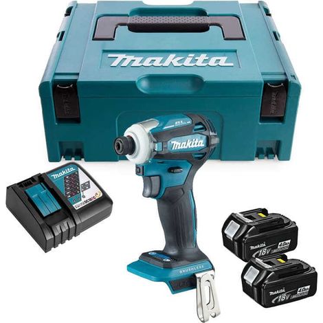 Visseuse à chocs 18V LXT 180Nm (2x4,0 Ah) en MAKPAC - MAKITA DTD173RMJ (1/5)