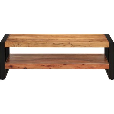 Maison Exclusive - Tavolino da Salotto 120x55x40 cm in Legno Massello di Acacia (1/5)