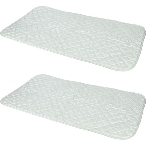 2 pièces Tapis de Repassage Magnétique, Couverture Résistante à la Chaleur, Planche à Repasser Portable, Housse de Remplacement pour Lave-linge et Sèche-linge (1/5)