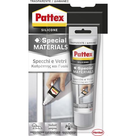 Henkel Silicone Acetico Pattex Specchi&Vetri Blister Ml. 50 (1/5)