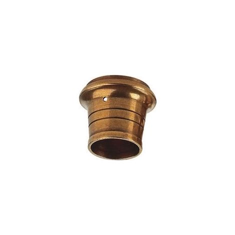 Sabot rond laiton 21 mm – Hauteur 21 mm – Diamètre bas 16 mm – Décor bronze – Vendu à l'unité – Fosun (1/3)
