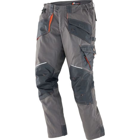 Pantalon de travail Terratrend, taille 58, gris foncé/noir