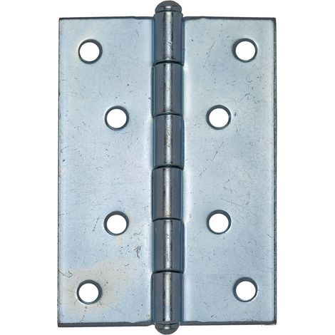 CERNIERA ACCIAIO ZINCATO ART.838 mm 38 x 35 - pz. 4