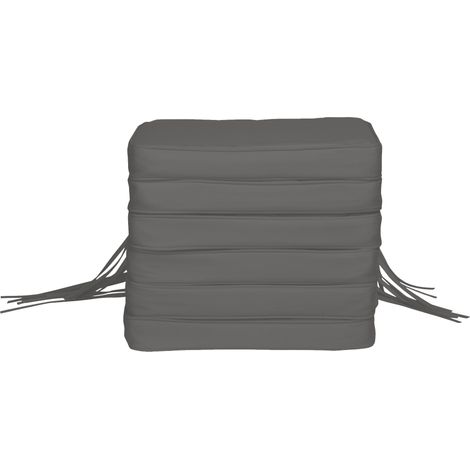 Set of 6 Pcs Chair Cushion, 42Lx42Wx5T cmGrey (1/5)
