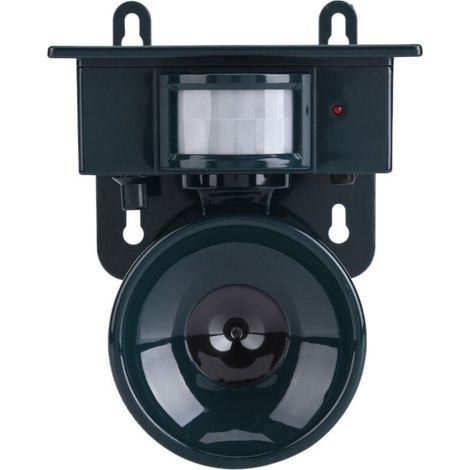 EASYCOMFORT Répulsif ultrasons solaire vert pour oiseaux, chien, chat, renard, souris - Détecteur mouvement PIR solaire extérieur jardin (1/5)