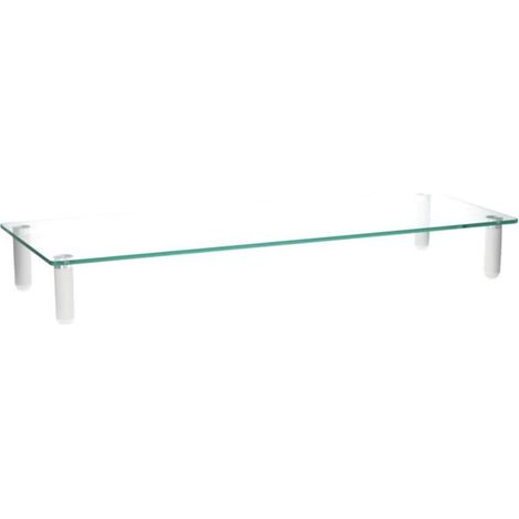 Soporte elevador de monitor GSC - Transparente/Blanco (1/6)