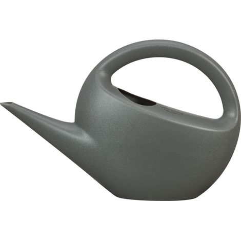 Scheurich Smilla, arrosoir en plastique, couleur : Matt Anthracite, 33.5 cm de largeur, 9.6 cm de profondeur, 22.2 cm de hauteur, 1.6 l vol.