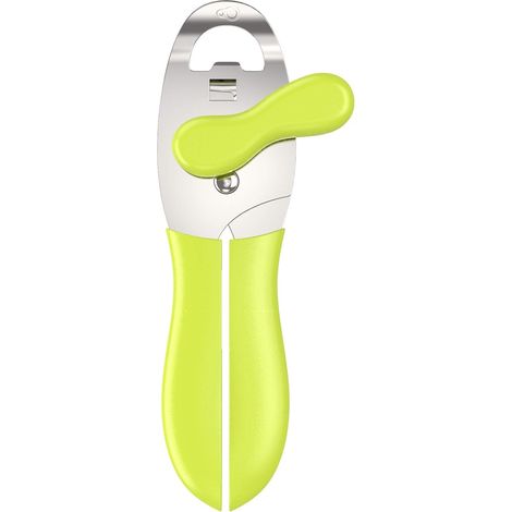 Ouvre-boîtes - Acier Inoxydable - Coupe Lisse - 4-en-1 (Boîtes, Couvercles, Bouchons de Bouteilles, Bière) - Poignée Ergonomique - 1 Pièce (1/5)