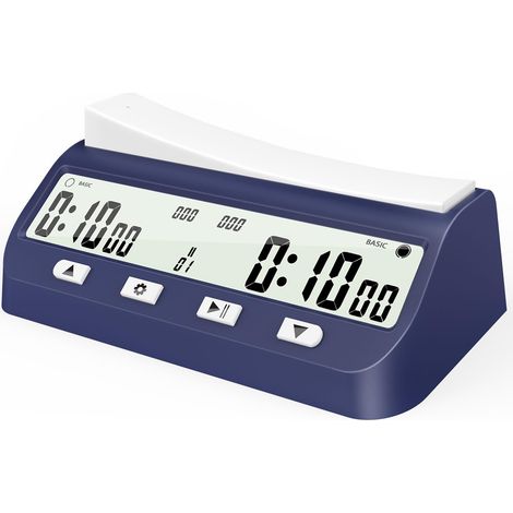 Reloj De Ajedrez - Modos Para Ajedrez Chino Go Y Ajedrez Internacional - Temporizador Con Contador De Jugadas Y Función De Retraso - 1 Unidad (1/5)