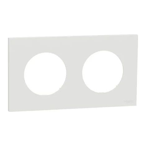 Set da 84 placche di finitura 2 moduli - colore Bianco gesso (1/3)