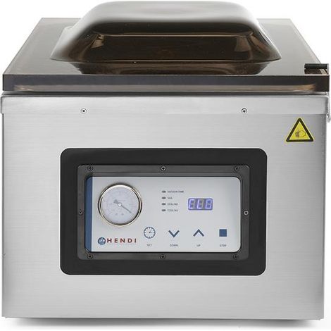 Machine à emballer sous vide avec chambre Profi Line bande de soudure 410 mm - Hendi