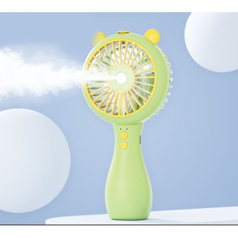 Mini ventilatore tascabile USB, ventilatore portatile da campeggio, piccolo ventilatore portatile, ventilatore a scomparsa all'ingrosso (spruzzo portatile giallo) (1/5)