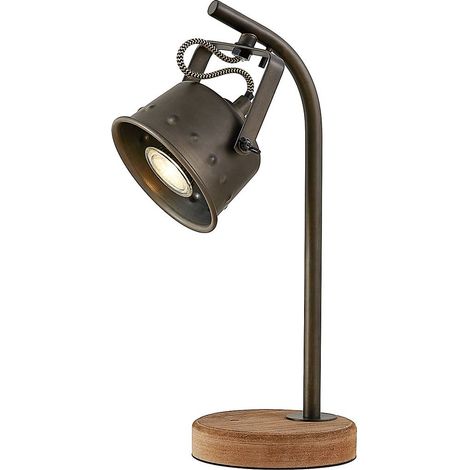 Table Lamp 'Rubinjo' made of Wood for Living Room & Dining Room (1/5)