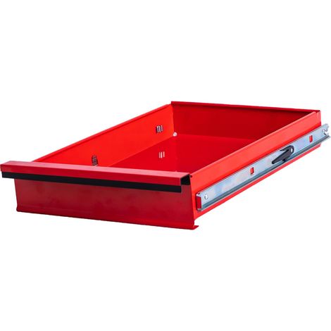 Kstools – Tiroir avec guidage à billes pour servante d'atelier P35 – Dimensions 268x398x65 mm – Charge maximale 1700 g – Conçu pour usage intensif